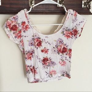 Wet seal crop top